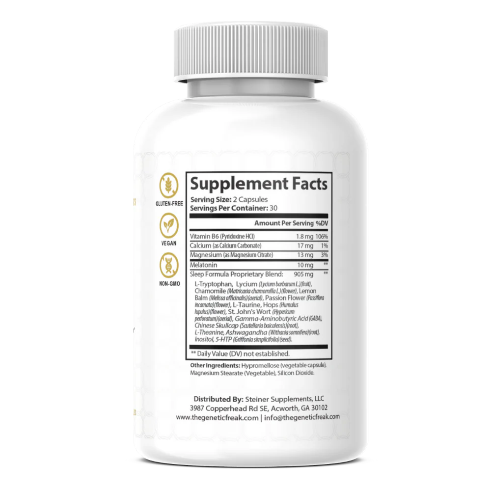 Dream+ | Melatonin Sleep & Recovery Support Capsules