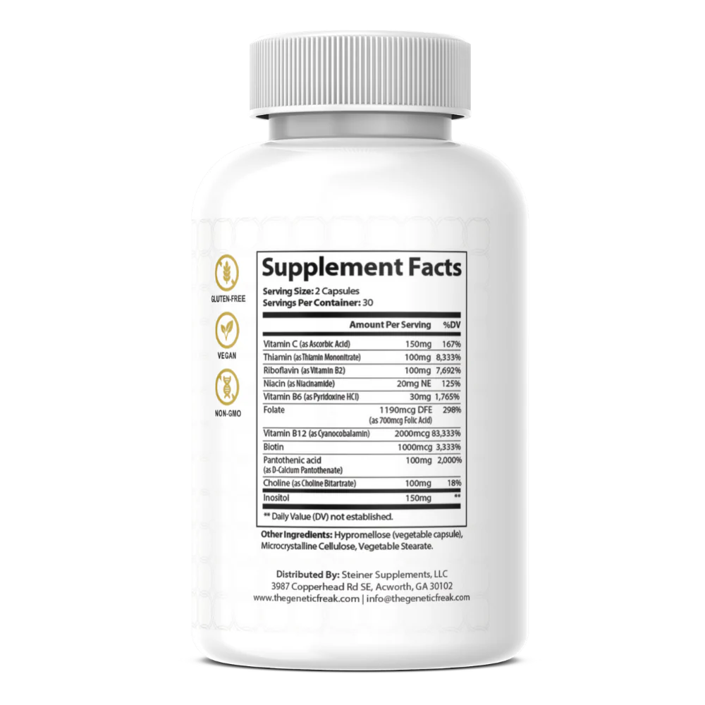 Energy+ | B-Complex & B12 Energy Support Capsules