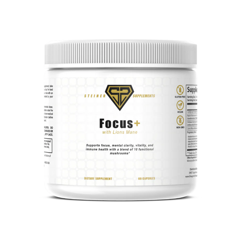 Focus+ | Lion’s Mane Mushroom Focus & Clarity Support