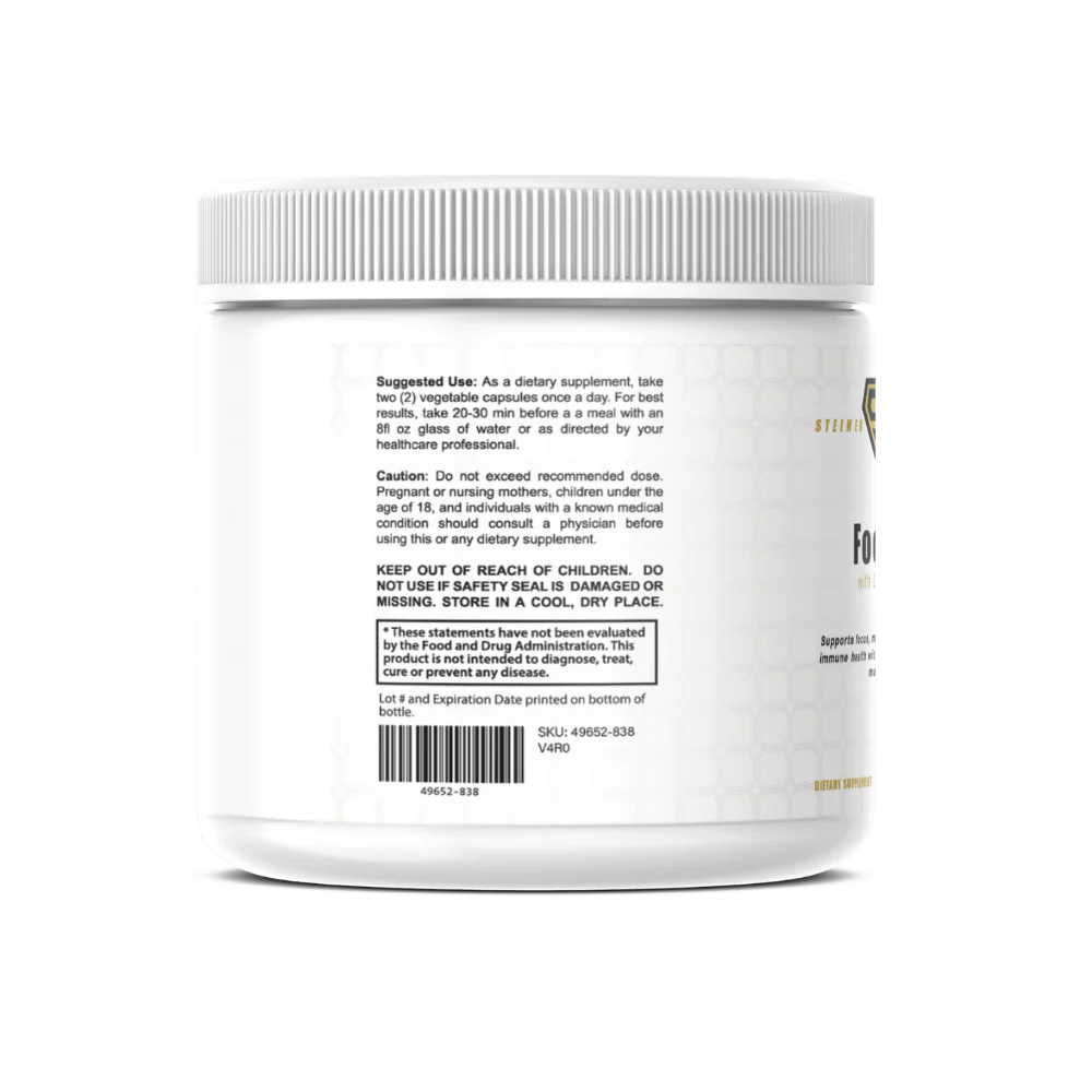 Focus+ | Lion’s Mane Mushroom Focus & Clarity Support
