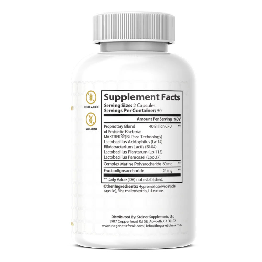 Gut Guard | 40 Billion CFU Probiotic & Prebiotic Capsules