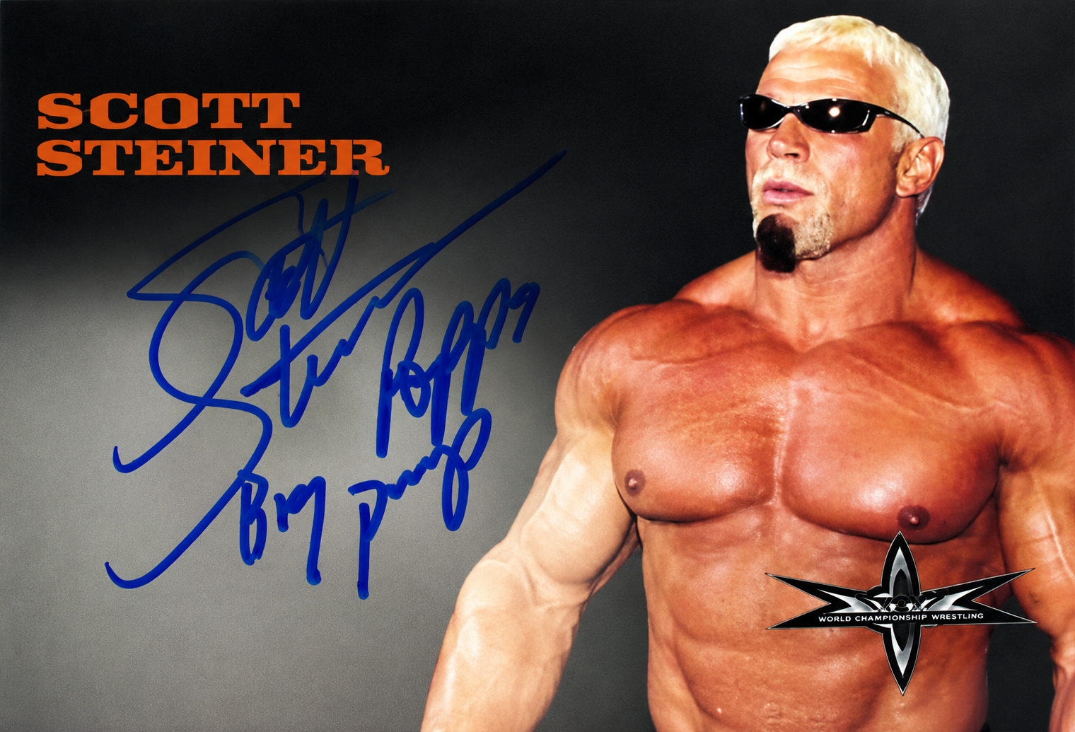 1998 Topps WCW Scott Steiner Card – Hand Signed & Personalized