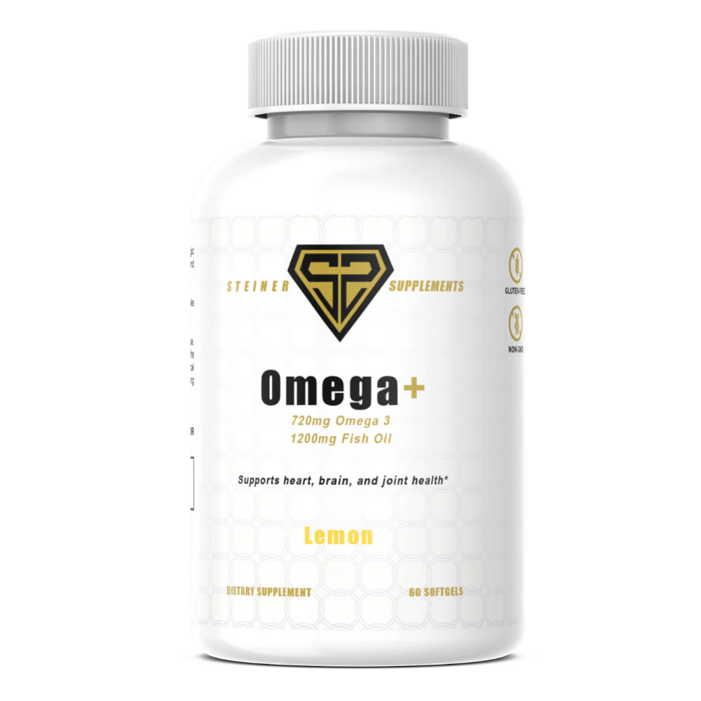 Omega+ | Lemon Omega-3 Fish Oil Softgels