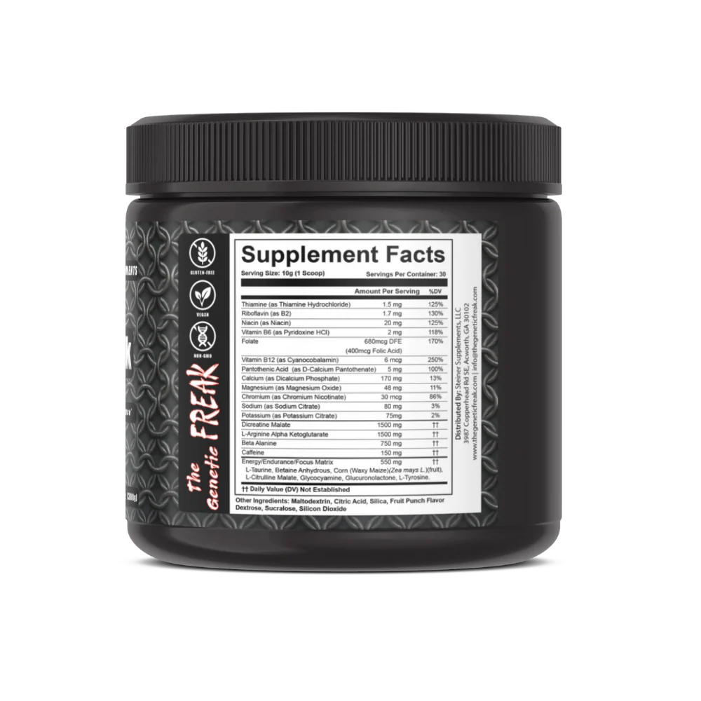 Pre-Freak | High-Stim Pre Workout Powder